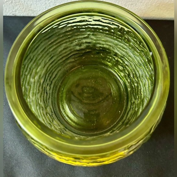 National Potteries Rippled Glass Planter/ vase 7" Columbus, Ohio - Picture 3 of 6